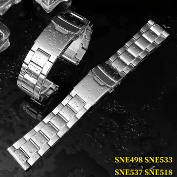 22 мм тънък стомана каишка за часовник Seiko от консерви от морски охлюв prosper серия SNE499/498 SME537 SBBN031 каишка мъжки гривни