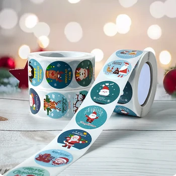 Етикети весела Коледа Пликове за Печене Декоративни Гарнитури етикети, Стикери, Аксесоари за партита Канцеларски материали