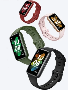 Меки Силиконови въжета за Huawei Band 8-Сменяеми гривна с NFC, Спортни Каишки за часовници, Гривни за Smart Band8, Аксесоари за каишка за часовник