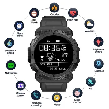 Новите смарт часовници FD68S за мъже и жени, Bluetooth smart-часовници, сензорен смарт гривна, фитнес гривна, свързани часовници за IOS и Android