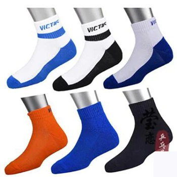 Спортни чорапи с ракета за тенис на маса VICTAS, дишащи спортни чорапи за игра на пинг-понг